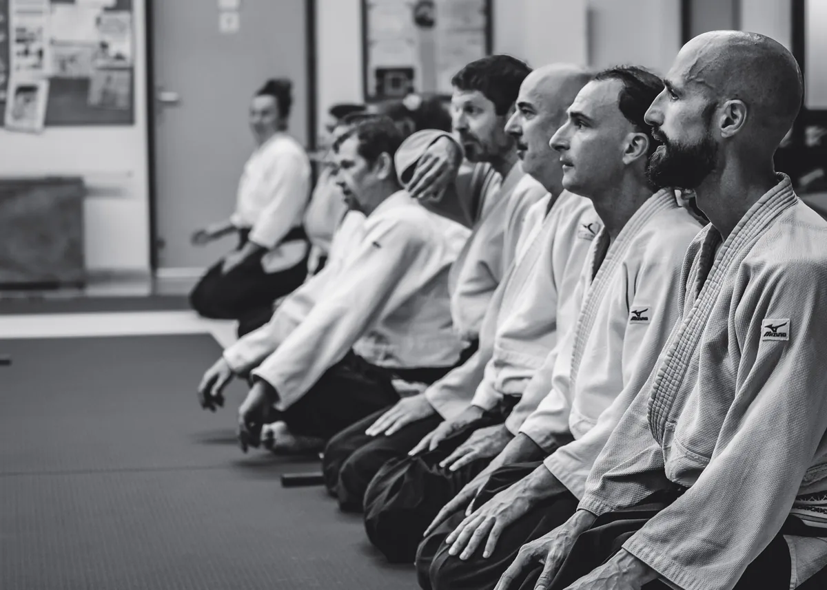 Seiza — recentrage en début de cours d'aïkido