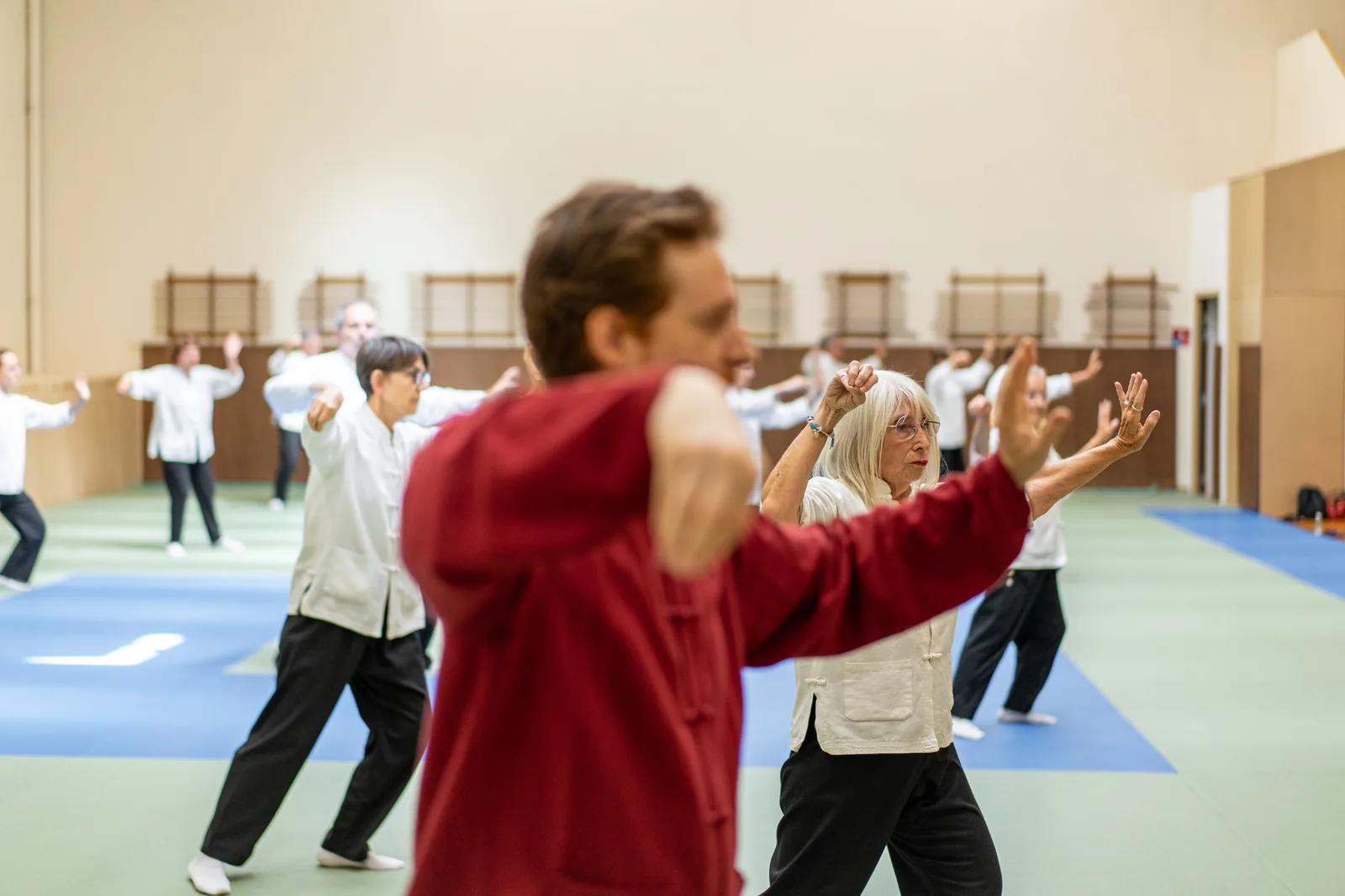 Cours collectif de Tai Chi au Dojo Dardilly